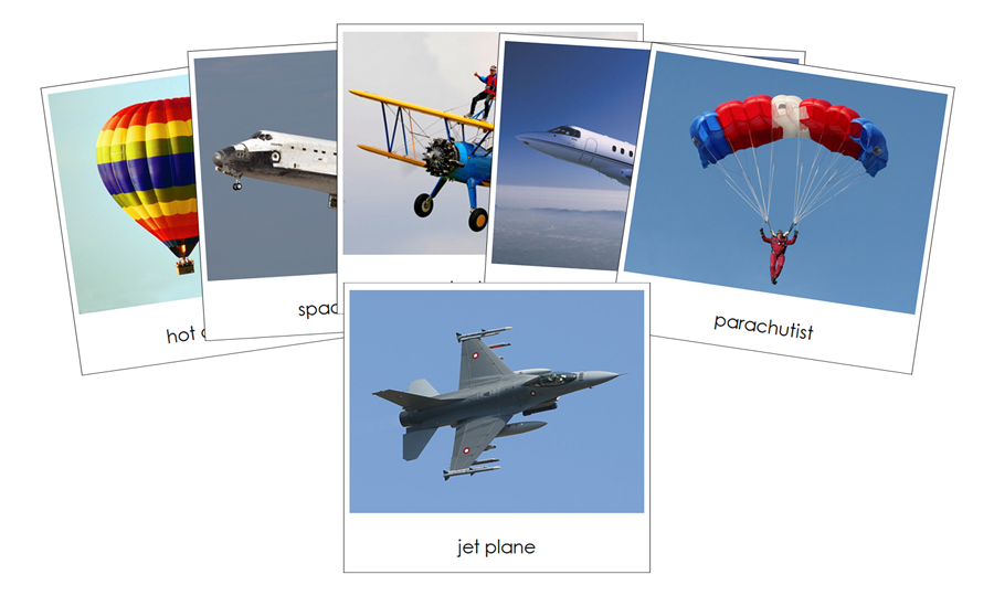 In The Sky - Safari Toob Cards - Montessori Print Shop