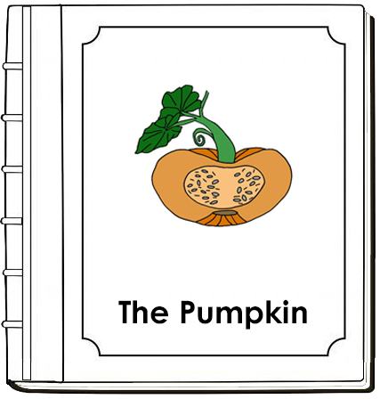 Parts of a Pumpkin Nomenclature Book (red) - Montessori Print Shop Digital Download