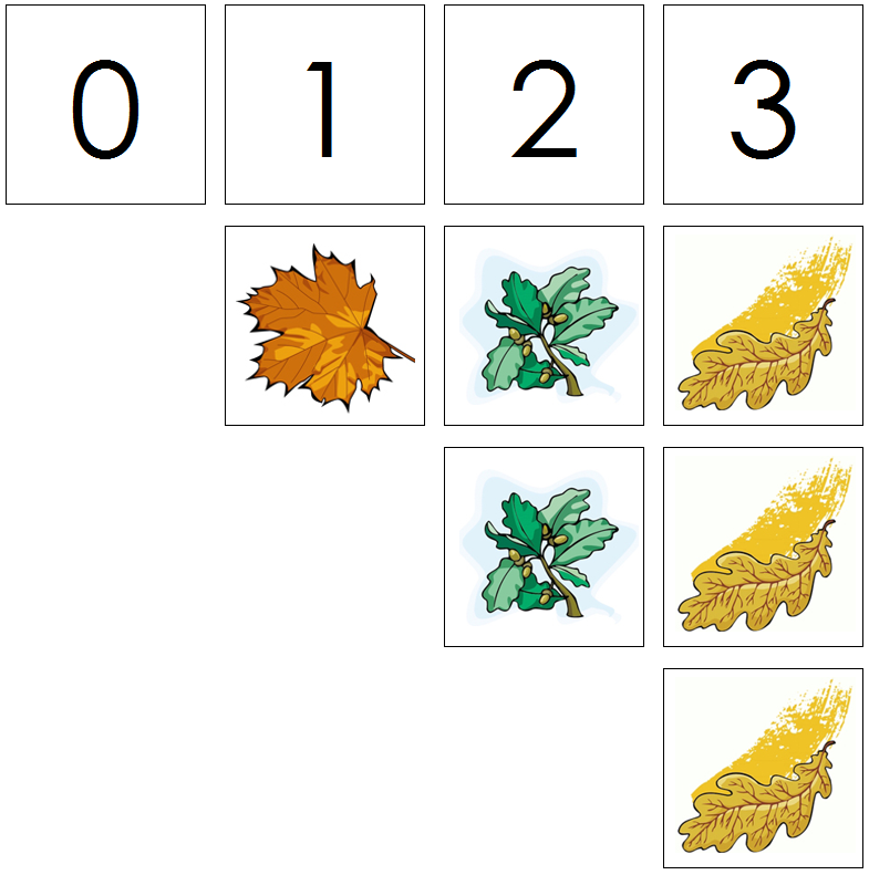 leaf numbers & counters - Montessori Print Shop