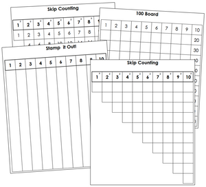 Printable One to One Hundred Math Series - Montessori Print Shop