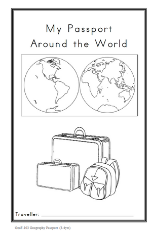 My Geography Passport - Montessori Print Shop