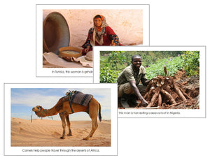 African Continent Cards - Montessori Print Shop Continent Studies