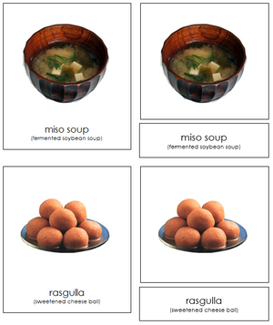 Asian Food - Montessori Print Shop