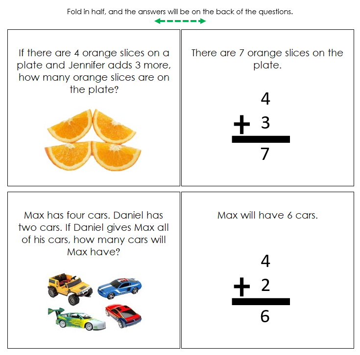 Addition Word Problems - Montessori Print Shop