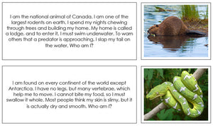 Animal Stories (Set 1) - Printable Montessori material by Montessori Print Shop