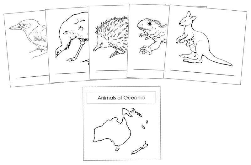 Animals of the Continents - Montessori Print Shop