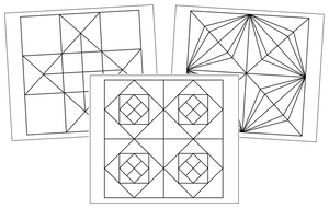 Geometric Art Coloring Patterns (Set 1) - Montessori Print Shop