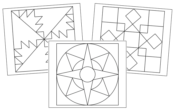 Geometric Art Patterns (Set 3) - Montessori Print Shop