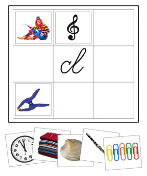 Blend Letter Mats - Montessori Print Shop preschool language sound game activity