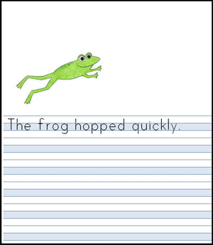 Montessori Blue Lined Project Paper - Montessori Print Shop