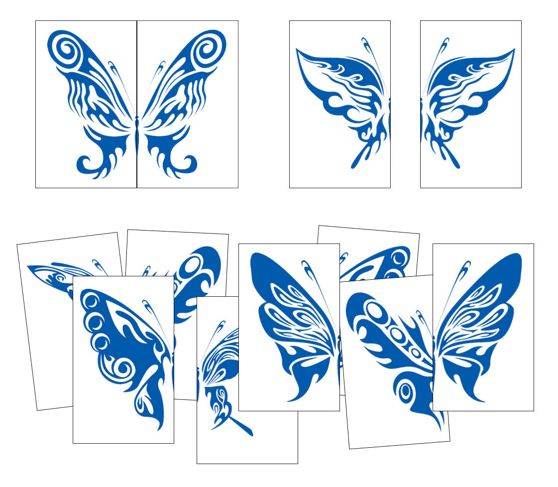 Butterfly Symmetry Matching Cards Set 1 - Montessori Print Shop sensorial preschool activity