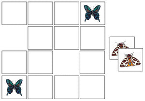 Butterfly Match-Up & Memory Game - Montessori Print Shop