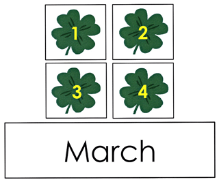 March Calendar Tags