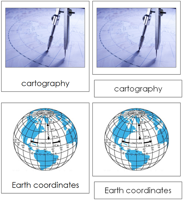 Cartography Nomenclature - Montessori Print Shop