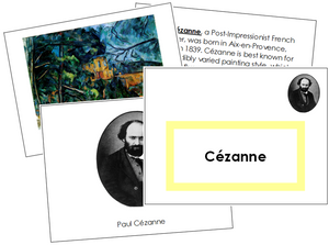 Paul Cezanne Art Book - montessori art materials