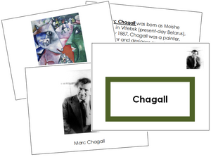 Marc Chagall Art Book - montessori art materials