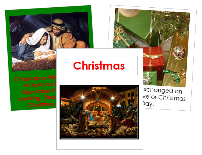 Christmas Cards & Booklet - Montessori Print Shop