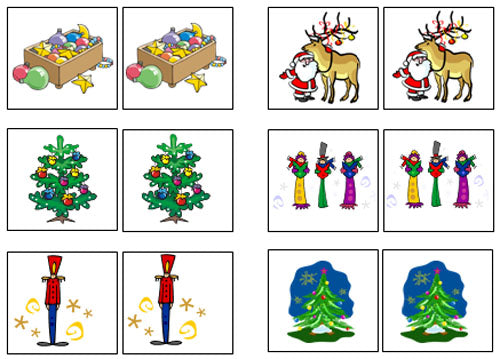 Christmas Match-Up & Memory Game - Montessori Print Shop