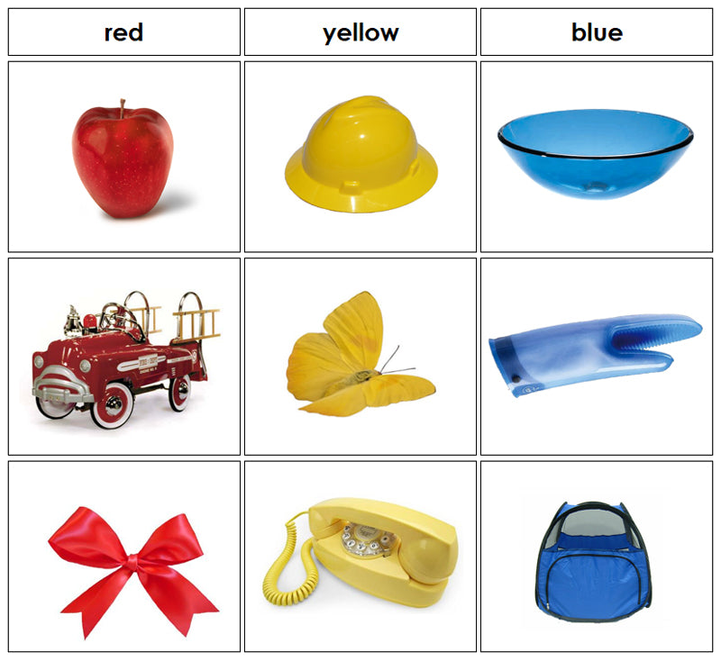 Color Sorting Cards - Montessori Digital Download - Montessori Print Shop