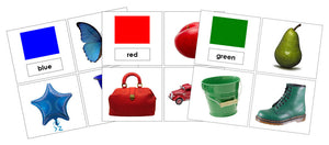 Color & Object Matching Cards - by Montessori Print Shop