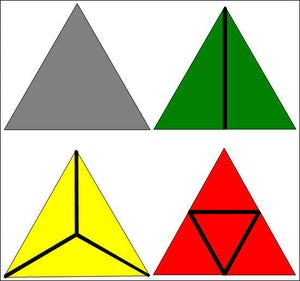 Montessori Constructive Triangles - Triangular Box - Montessori Print Shop