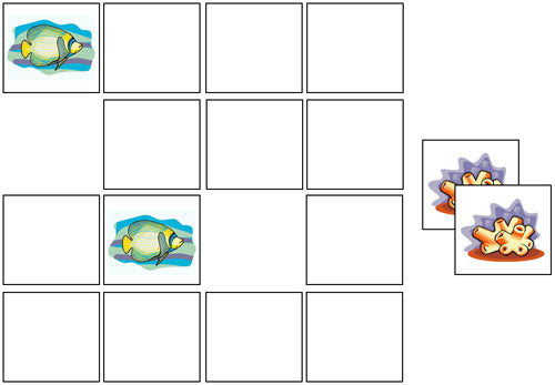 Coral reef Match-Up & Memory Game - Montessori Print Shop Digital Download