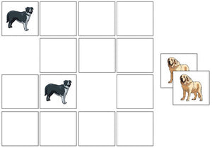 Dog Match-Up & Memory Game - Montessori Print Shop