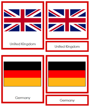 Flags of the World Bundle (color coded)