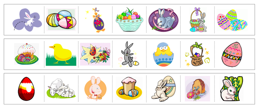 Easter Cutting Work - Preschool Activity by Montessori Print Shop