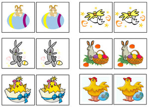 Easter Match-Up & Memory Game - Montessori Print Shop