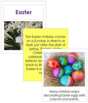 Easter Celebration Cards - Montessori Print Shop