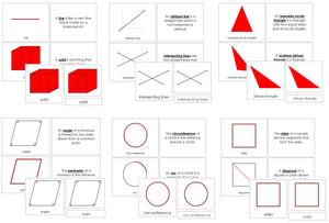 Elementary Montessori Geometry Bundle - Montessori Print Shop