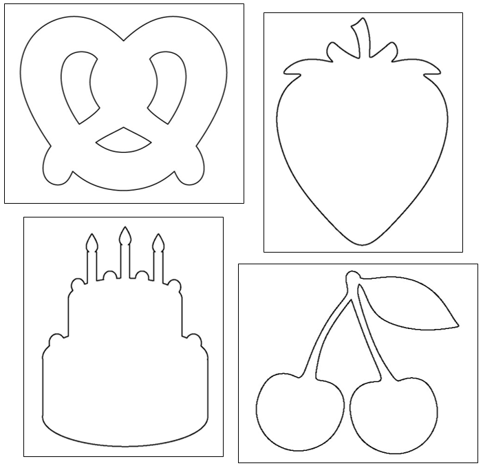 Food Shapes - Cutting & Pin Poke