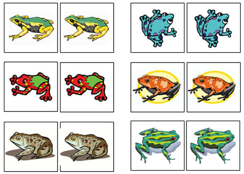 Frog Match-Up & Memory Game - Montessori Print Shop
