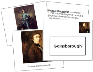 Thomas Gainsborough Art Book - montessori art materials