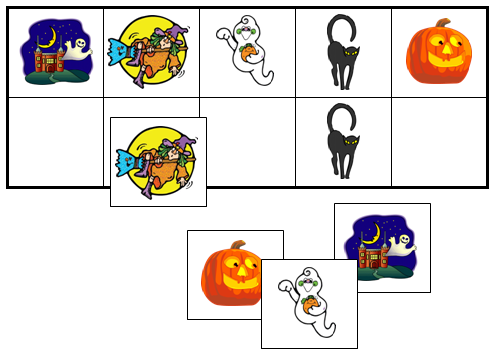 Halloween Match-Up & Memory Game - Montessori Print Shop