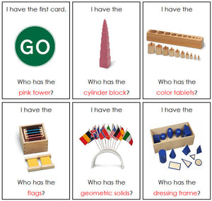 I Have, Who Has? Montessori Materials - Montessori Print Shop