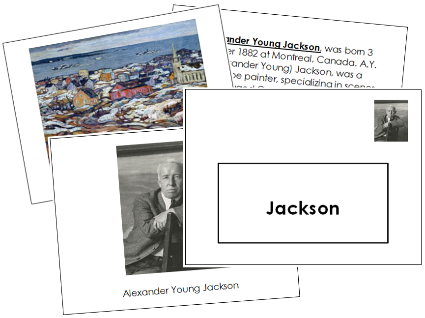 Printable 3-Part Art Cards - Montessori Print Shop