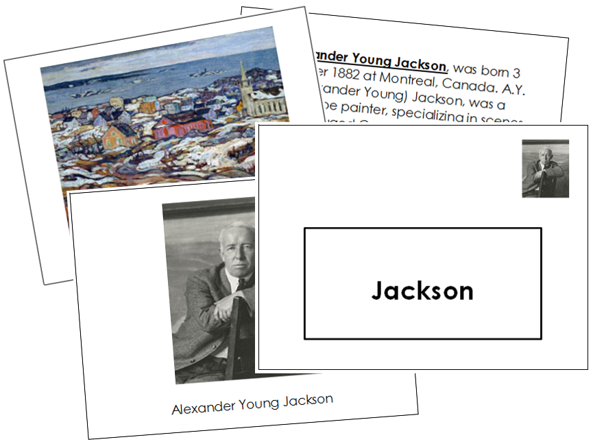 Alexander Young Jackson Art Book - montessori art materials