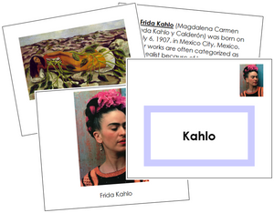 Frida Kahlo Art Book - montessori art materials