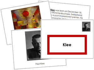 Paul Klee Art Book - montessori art materials