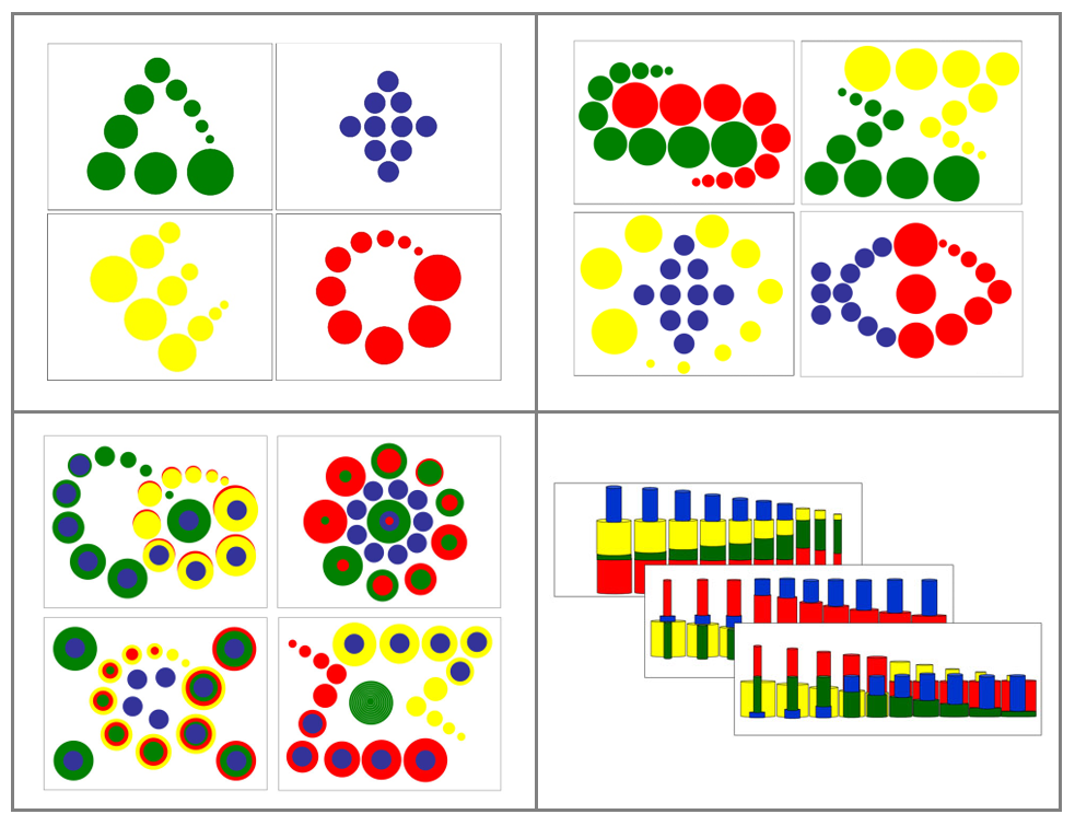 Montessori Knobless Cylinder Pattern Cards Bundle - Montessori Print Shop