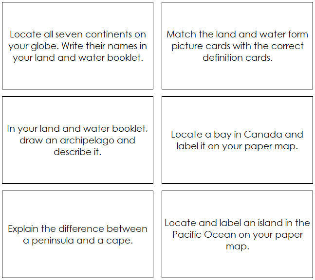 Land & Water Forms Bundle