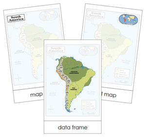 Map Nomenclature Cards - Montessori Print Shop