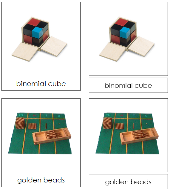 Montessori Materials 3-Part Cards - Montessori Print Shop