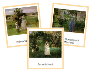 Berthe Morisot Art Cards (borders) - montessori art materials