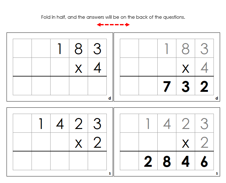 Math Operations Command Cards - Montessori Print Shop Digital Download