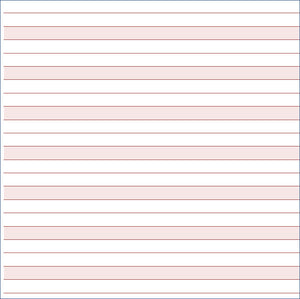 Montessori Pink Lined Writing Paper - Montessori Print Shop