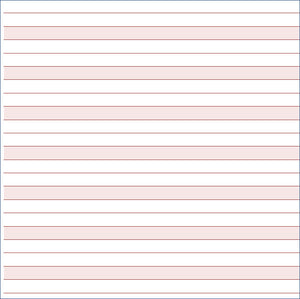 Montessori Pink Lined Writing Paper - Montessori Print Shop