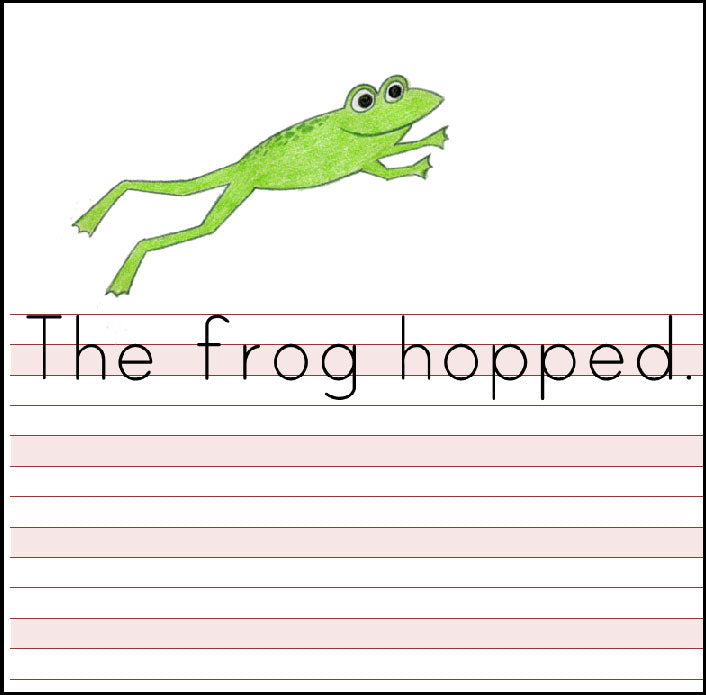 Montessori Pink-Lined Project Paper - Montessori Print Shop